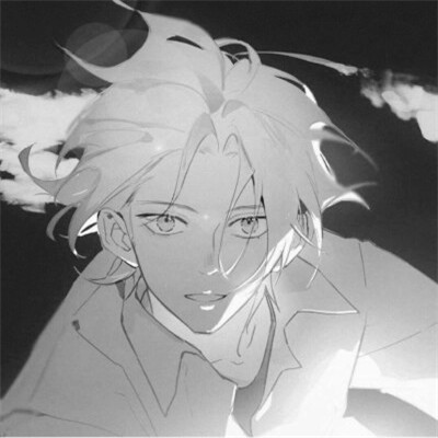 黑白动漫头像