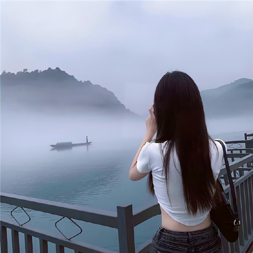 高级自由不露脸氛围感女生头像图片