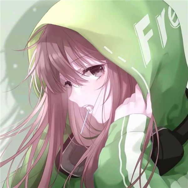 情侣头像动漫一男一女高清图片