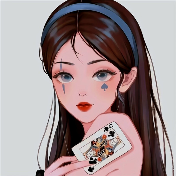 情侣头像动漫一男一女高清图片