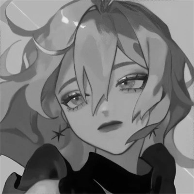黑白漫画系列动漫女头图片