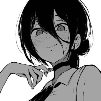 黑白漫画系列动漫女头图片
