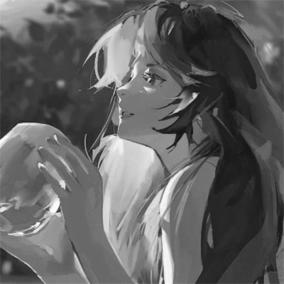 黑白漫画系列动漫女头图片