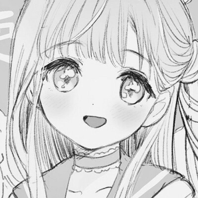黑白漫画系列动漫女头图片