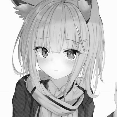 黑白漫画系列动漫女头图片