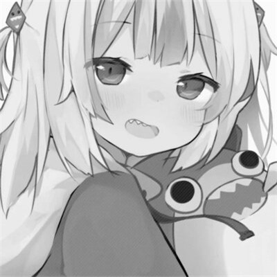 黑白漫画系列动漫女头图片