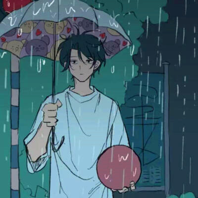 伤感emo头像男