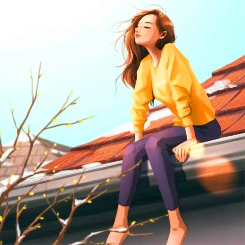 女生简单漂亮微信头像图片