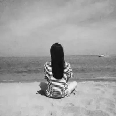 黑白情头一男一女高清图片