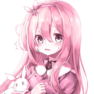 超可爱二次元女生头像呆萌图片