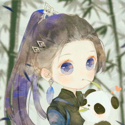 超可爱二次元女生头像呆萌图片