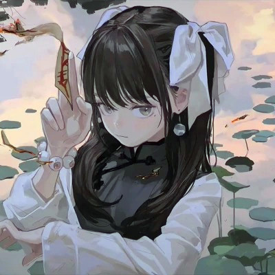 可爱动漫二次元呆萌女生头像图片