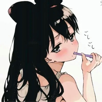 可爱动漫二次元呆萌女生头像图片
