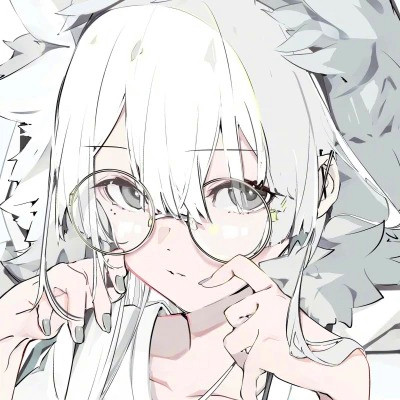 可爱动漫二次元呆萌女生头像图片