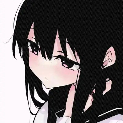 可爱动漫二次元呆萌女生头像图片