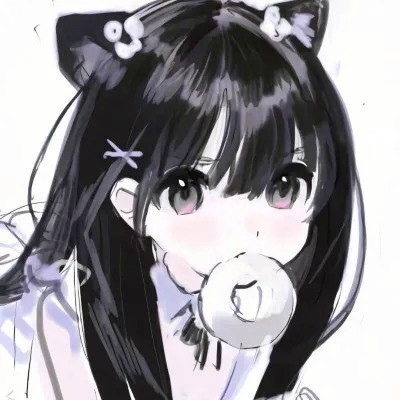 可爱动漫二次元呆萌女生头像图片