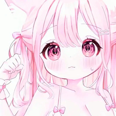 俏皮可爱呆萌动漫女生头像图片