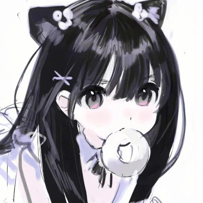 俏皮可爱呆萌动漫女生头像图片