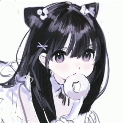 俏皮可爱呆萌动漫女生头像图片