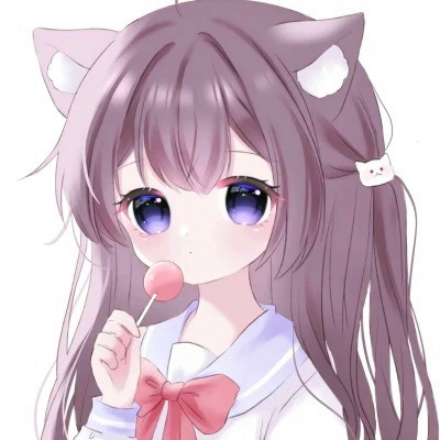 俏皮可爱呆萌动漫女生头像图片