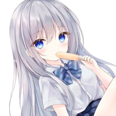 俏皮可爱呆萌动漫女生头像图片