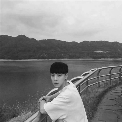 黑白头像男高清图片