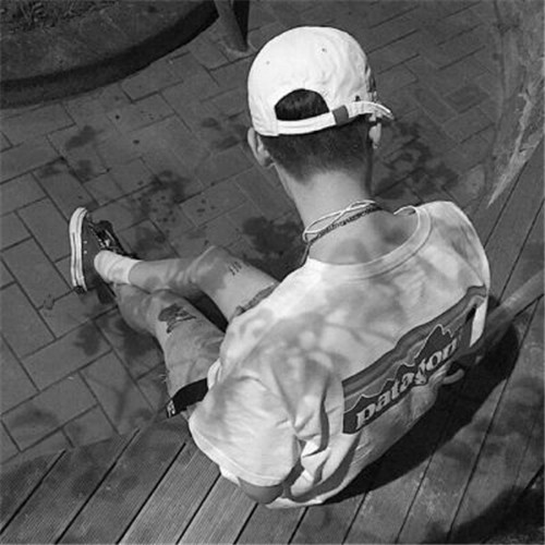黑白头像男高清图片