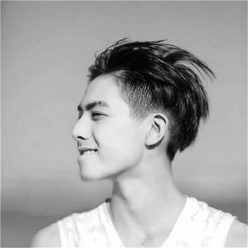 黑白头像男高清图片