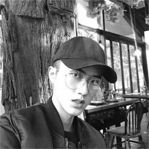 黑白头像男高清图片