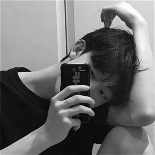 黑白头像男高清图片