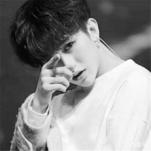 黑白头像男高清图片