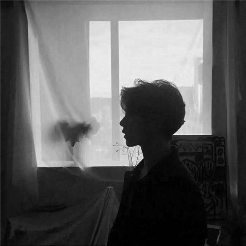 黑白头像男高清图片