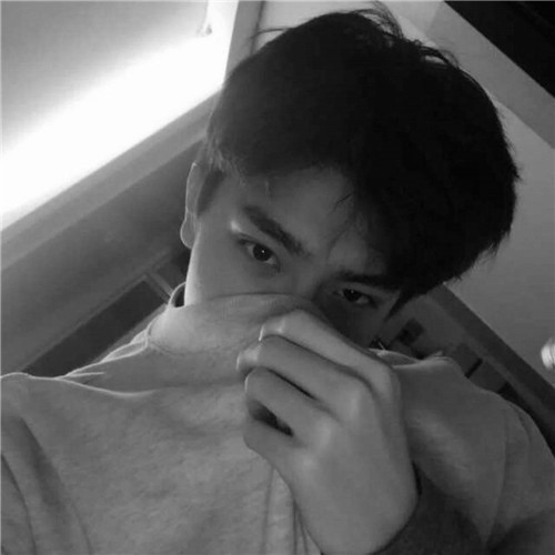 黑白头像男高清图片