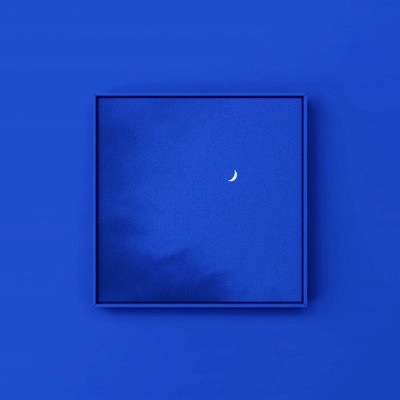 蓝色背景图片头像