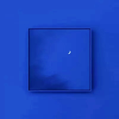 蓝色背景图片头像