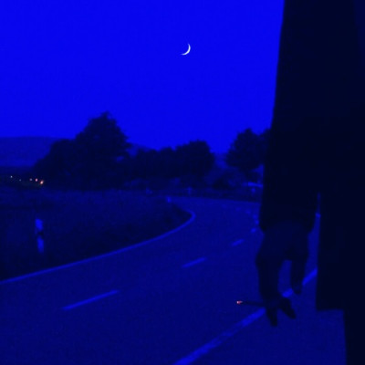 蓝色背景图片头像