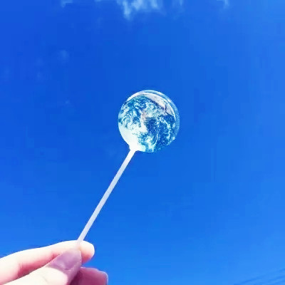 蓝色背景图片头像