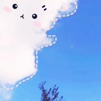 蓝色背景图片头像