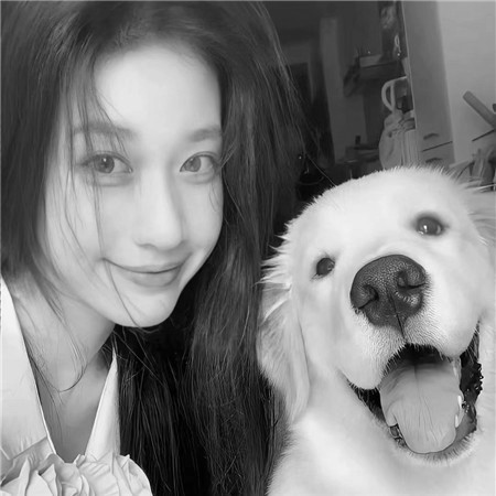 黑白美女个性头像高清图片
