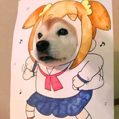 死党头像一左一右沙雕