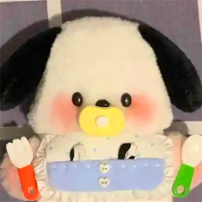 可爱帕恰狗头像图片