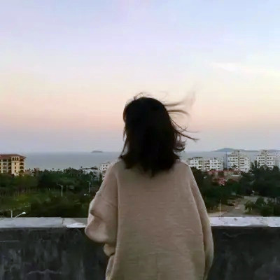 女生背影图片头像