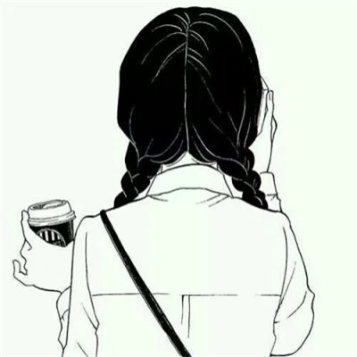 女生背影图片头像