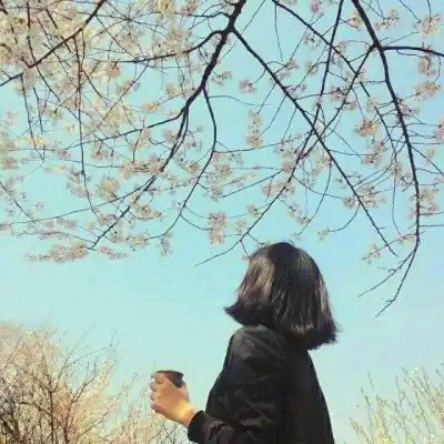 女生背影图片头像