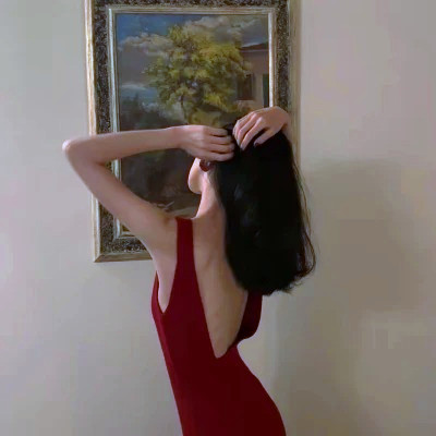女生背影图片头像