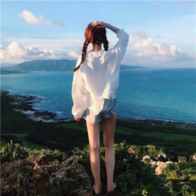 女生背影图片头像
