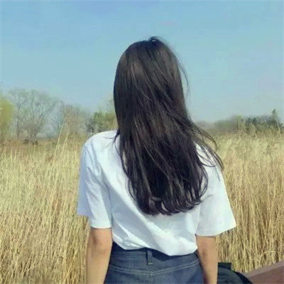 女生背影图片头像