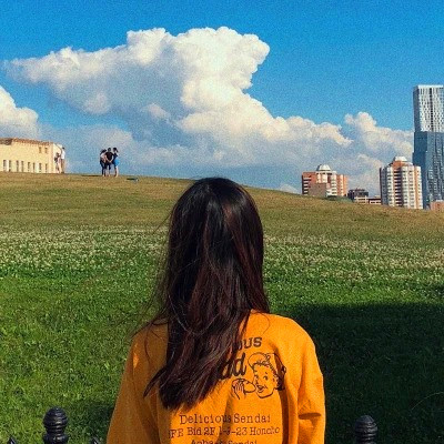 女生背影图片头像