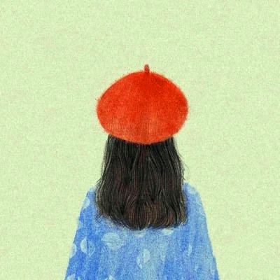 女生背影图片头像