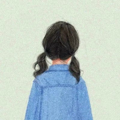 女生背影图片头像